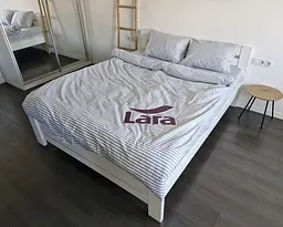 Постільна білизна LARA бязь-страйп d11289d двоспальна - мініатюра 2