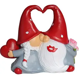 Декоративна статуетка MBM My Home Гноми з серцем (DH-ST-18 COLOR)