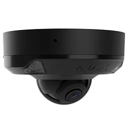 IP-відеокамера Ajax 8 Мп з гібридним підсвічуванням DomeCam Mini HL (8 Мп/4 mm) чорна