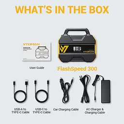 Зарядна станція Vtoman FlashSpeed 300 (230 Вт/г) 300W MPTT,LiFePo4 - мініатюра 4