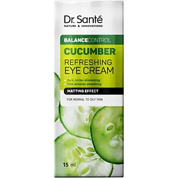 Крем під очі Dr. Sante Cucumber Balance Control 15 мл - мініатюра 2