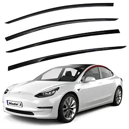 Дефлектори вікон вітровики Benke для Tesla Model 3 2017- Premium (BTSM31923)