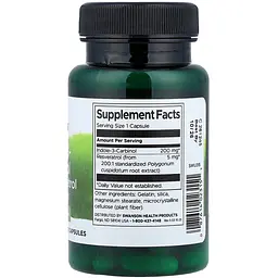 Індол-3-карбінол + ресвератрол Swanson Indole-3-Carbinol with Resveratrol 200 мг 60 капсул - мініатюра 2