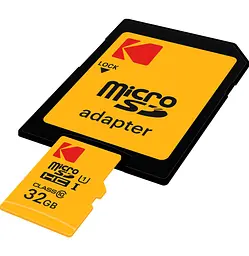 Картка пам'яті MicroSDXC 64 ГБ Kodak Class 10 (UHS-1) - мініатюра 2