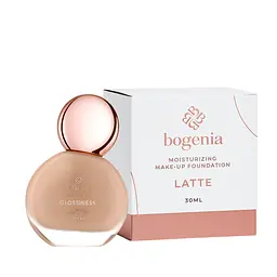Тональна основа зволожуюча Bogenia Glossiness 30 мл BG600 №006 Latte Темний бежевий
