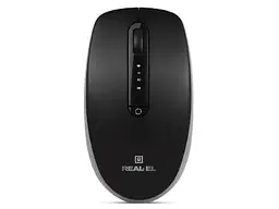Миша REAL-EL RM-455 W Black (EL123200047)