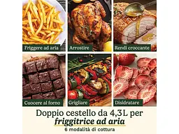 Мультипіч (аерофритюрниця) Cuisinart ‎AFT13XBLE - мініатюра 2