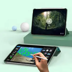 Чохол BeCover Tri Fold Hard для Apple iPad Air 11" M2 2024 Dark Green (711414) - мініатюра 4