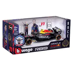 Автомодель з фігуркою Bburago Red Bull Racing RB19, 1:24 в асортименті (18-28036) - мініатюра 11