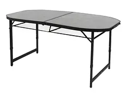 Стіл Bo-Camp Northgate Oval 150x80 cm Black/Grey (1404188) - мініатюра 3