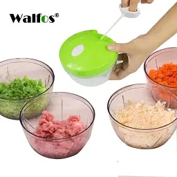 Подрібнювач механічний Easy Spin Cutter блендер Green (do026) - мініатюра 7