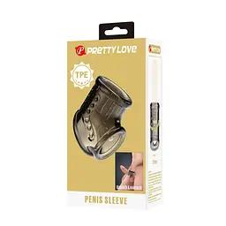 Насадка на пеніс Pretty Love Penis Sleeve Smoke, 7.2 см (сірий) - мініатюра 7