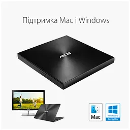 Оптичний привід DVD-RW ASUS SDRW-08U9M-U/BLK/G/AS (90DD02A0-M29000) - мініатюра 5