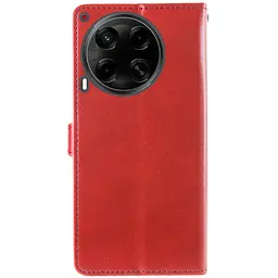 Шкіряний чохол-книжка GETMAN Gallant (PU) для TECNO Camon 30 (CL6) Червоний - мініатюра 5