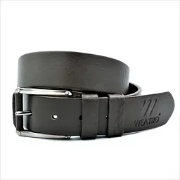 Шкіряний чоловічий ремінь Weatro 3,8х115-120 см acs0027489 - мініатюра 4