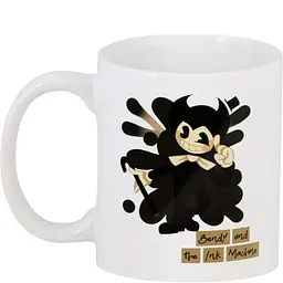 Кухоль GeekLand Bendy and the Ink Machine Бенді та чорнильна машина BM .02.24 330 мл білий - мініатюра 3