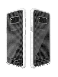 Чохол Tech21 Evo Check протиударний Samsung Galaxy S8 Plus White + Прозорий