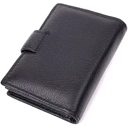 Надійна візитниця з натуральної шкіри ST Leather 22469 чорна - мініатюра 2