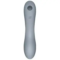 Вакуумний стимулятор із вібрацією Satisfyer Curvy Trinity 3 Сірий - мініатюра 4