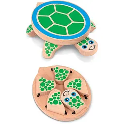 Іграшка для малюків Melissa & Doug Зіграй в хованки з черепашкою дерев'яна (MD4029) - мініатюра 3