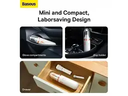 Автомобільний пилосос BASEUS A2 Pro Car Vacuum Cleaner White (VCAQ040002) - мініатюра 5