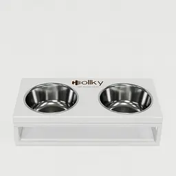Hollky Base S — миски на підставці для маленьких собак та котів (2 × 0,45 л) - мініатюра 5
