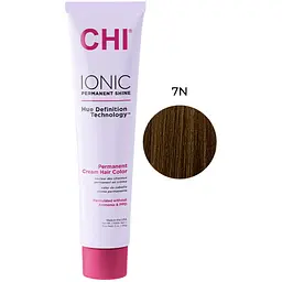 Крем-фарба для волосся CHI Ionic 7N темний блонд професійна безаміачна 85 г - мініатюра 2