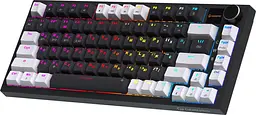 Клавіатура бездротова GamePro Asgard Valhalla Pro 75% Wireless/Bluetooth/USB Black with display (MK160B-D-Pro) - мініатюра 3