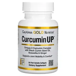 Куркума та Куркумін CurcuminUP 30 Fish Gelatin Softgels CGN vit0005561