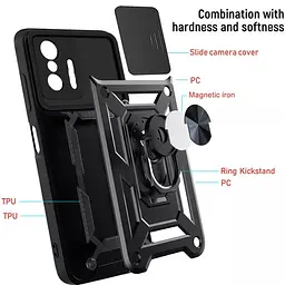 Ударостійкий чохол Camshield Serge Ring для Xiaomi 11T/11T Pro - мініатюра 2