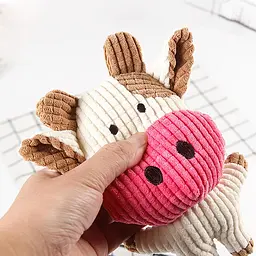 М'яка іграшка для собак Derby Pink Cow