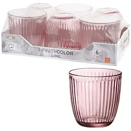 Набір склянок Bormioli Rocco Line water Lilac rose 290 мл 6 шт. (580501VNA) - мініатюра 3