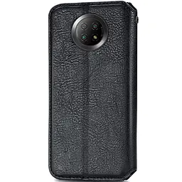 Шкіряний чохол-книжка GETMAN Cubic (PU) для Xiaomi Redmi Note 9 5G / Note 9T Чорний - мініатюра 2