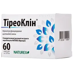 Тиреоклин 370 мг 60 капсул