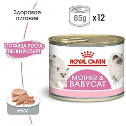 Вологий корм для кошенят до 4 місяців Royal Canin Babycat Instinctive, 195 г - мініатюра 2