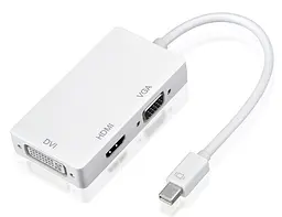 Перехідник mini DisplayPort M HDMI/VGA/DVI 24+5 FHD 1080p - мініатюра 3