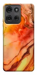 Чохол Demsky Червоний корал мармур для Motorola Moto G75 5G