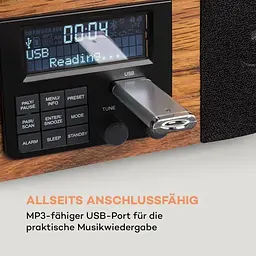 Програвач вінілу Auna Verticalo SE DAB (10034590) - мініатюра 4