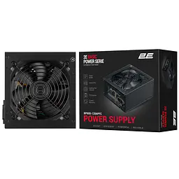 2E Блок живлення Basic Power (600W), 80%, 120мм, 1xMB 24pin(20+4), 1xCPU 8pin(4+4), 3xMolex, 4xSATA, 2xPCIe 8pin(6+2) - мініатюра 8