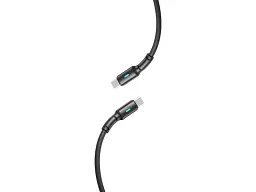 Кабель Gelius Lumin Lamp GP-UC100 Type-C to Lightning 30W 2 м Black (2099901000866) - мініатюра 3