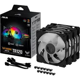 Кулер до корпусу ASUS TUF GAMING TR120 FAN ARGB BLACK 3IN1 (90DA0090-B09020) - мініатюра 12