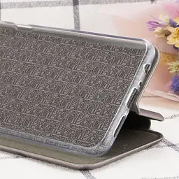 Чохол книжка Xiaomi Redmi 13 еко-шкіра Premium Case для смартфона Пудровий - мініатюра 4