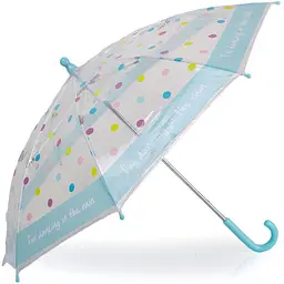 Дитяча парасолька-палиця механічна Happy Rain 73 см прозора