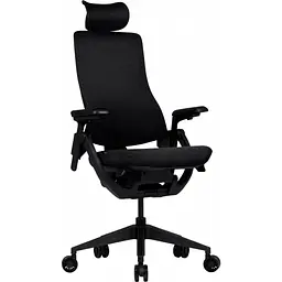 Офісне крісло GT Racer B-6314 Fabric Black/Black [174586] - мініатюра 2