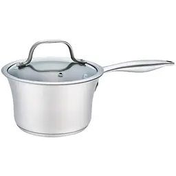 Стільник з скляною кришкою нержавіюча сталь Maestro 16 см x 1.25 л MR-3505-16S