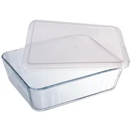 Форма для запікання Pyrex Cook&Freez Classic, з кришкою, 19х14 см, 0,8 л (241P000/7646) - мініатюра 2