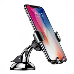 Тримач в машину Baseus Osculum Type Gravity Car Mount black (21743 black) - мініатюра 7