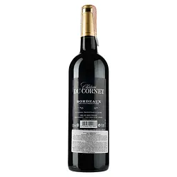 Вино Cheval Quancard Chateau du Cornet Bordeaux AOC, червоне, сухе, 11-14,5%, 0,75 л - мініатюра 2