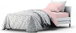 Комплект постільної білизни Home Line Дракончики 215х143 см рожевий (174344) - мініатюра 2