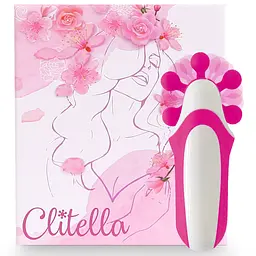 Стимулятор з імітацією оральних пестощів FeelzToys - Clitella Oral Clitoral Stimulator Pink - мініатюра 1